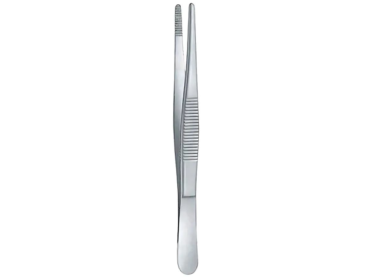 Tissue and dressing forceps